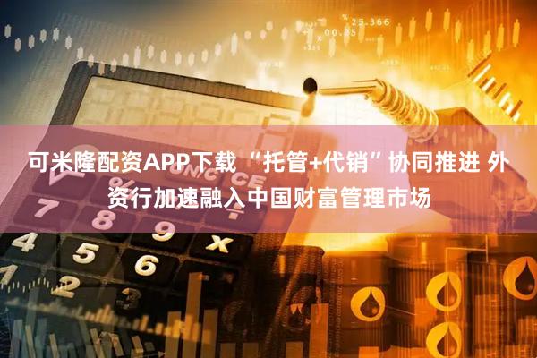 可米隆配资APP下载 “托管+代销”协同推进 外资行加速融入中国财富管理市场